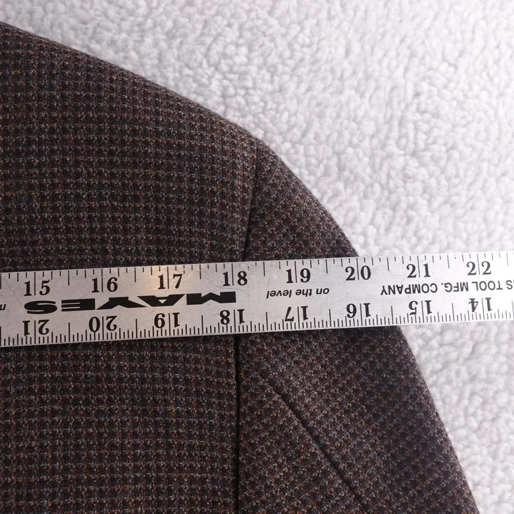 Canali Proposta Mens Brown Textured 100% Virgin Wool Blazer Sport Coat Italy 54R